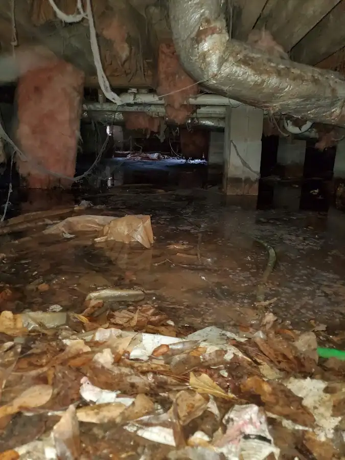 Crawl space flood assessment for Commercial Water Damage Restoration in Sun Lakes