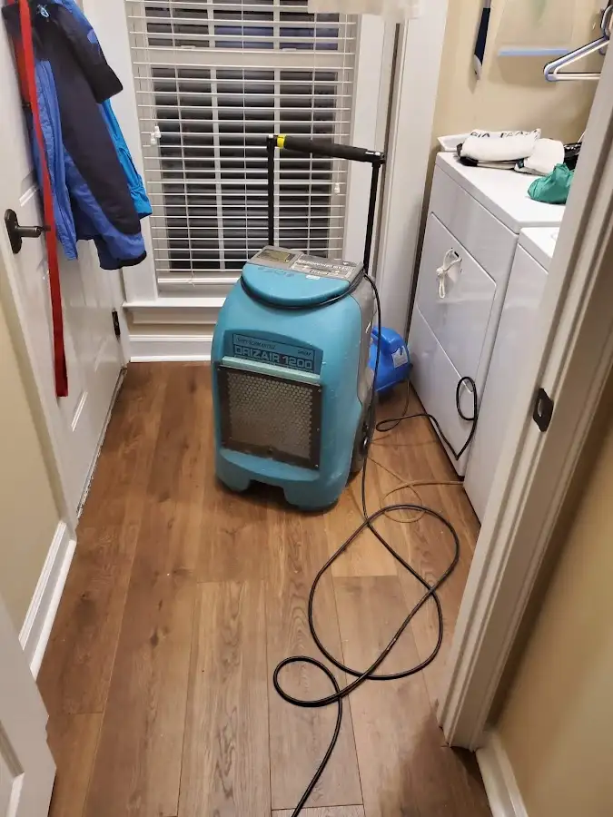 Commercial dehumidifier deployed for Flood Damage Cleanup in Sun Lakes